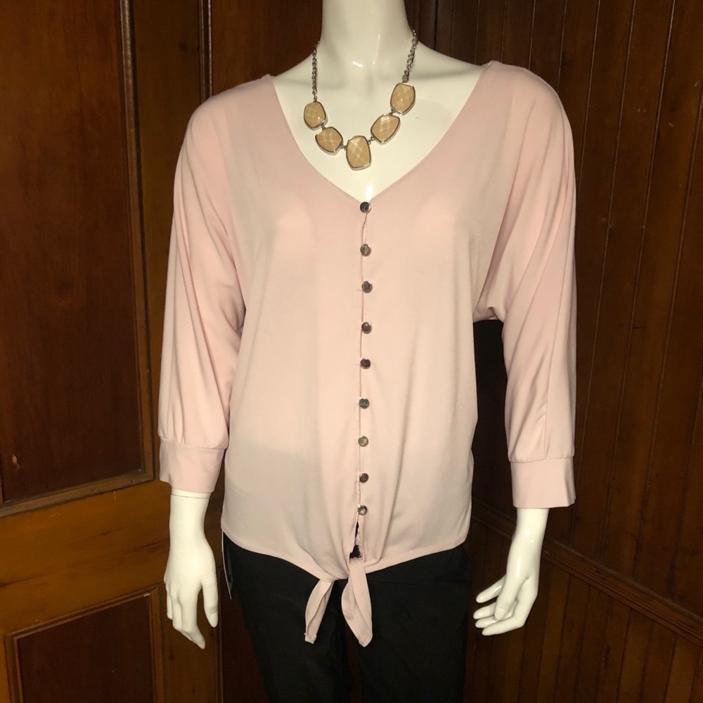 Soft pink, women’s blouse